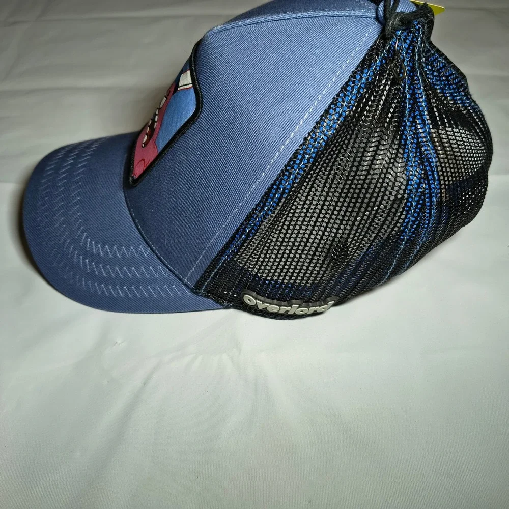 Overlord SpongeBob Patrick Star Trucker Hat Blue Mesh Snapback Cap OC-SBYEL NEW